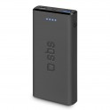Power Bank 10.000 mAh 2 USB 2.1 A, colore nero