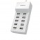 SMART HOME CHARGER - ALIMENTATORE 10 USO SMART HOME CHARGER - ALIMENTATORE 10 USB 10A 50W BIANCO