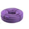 CORRUGATO D.20mm ROLLA 100mt PVC VIOLA RINFORZATO  SYCP20100