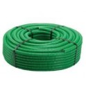 CORRUGATO D.25mm ROLLA 75mt PVC VERDE RINFORZATO SYCP2575