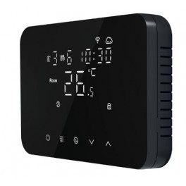 TERMOSTATO WIFI TUYA 220V BLK HEY TERMO+ HeyThermo+ - Cronotermostato wi-fi soft touch 230v nero