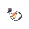 MINICAMERA COLORI PIN HOLE C/M MICROTELECAMERA PER INTERNI C-MOS 700TVL CON MICROFONO AMBIENTALE
