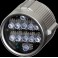 Illuminatore a LED - distanza 80 m - 12° Illuminatore a LED - distanza 80 m - 12 led da 10mm – 10°