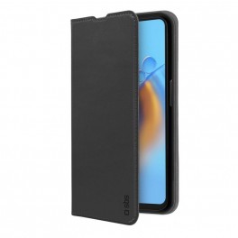 CUST.BOOK PER Oppo A74/A74 4G NERA Custodia Book Wallet Lite per Oppo A74/A74 4G