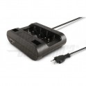 CARICA BATTERIE NI-MH 1-6 AAA-AA-C-D 9V Carica batteria Ni-Cd - Ni-Mh 1-6 Celle AA-AAA, 1-4 Celle C-D e 1-2 celle da 9V, 1 USB 5