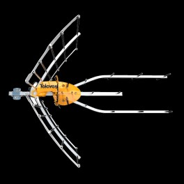 ANTENNA ELLIPSE UHF(C21-48)+ALIMENTATORE 12V(MULT.)