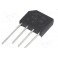 Ponte raddrizzatore: monofase  Urmax: 4A Ponte raddrizzatore: monofase  Urmax: 800V  If: 4A  Ifsm: 125A  KBL