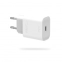 Puro Fast Charger Power Delivery Mini Carica Batterie da Viaggio 1 USB-C, 18W Bianco