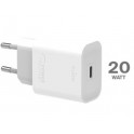 Carica batterie con porta usb C Fast Charger Power Delivery Mini Carica Batterie da Viaggio 1 USB-C, 20W Bianco