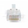 Connettore RJ45 EZ passante Cat.6 Spina RJ45 8P8C Cat.6 passante - UTP