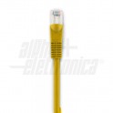 CAVO UTP CAT5E 1,0M SP-SP RA/C GIALLO