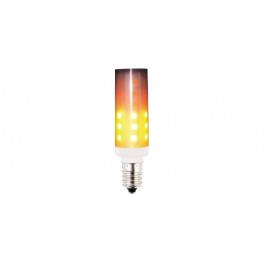 LAMP.LED EFFETTO FIAMMA E14 0,7W L.calda LAMPADINA