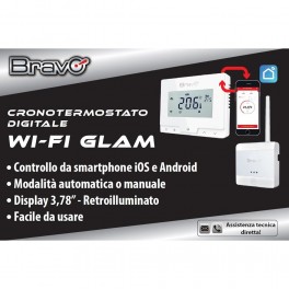 CRONOTERMOSTATO WI-FI GLAM APP X SMARTPHONE