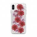 Puro Cover PC + TPU "Glam - Hippie Chic" per iPhone Xr 6.1" con Fiori Rosso