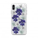 Puro Cover PC + TPU "Glam - Hippie Chic" per iPhone Xr 6.1" con Fiori Viola