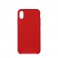Puro Cover in Silicone Liquido con interno in microfibra per iPhone X / Xs 5.8" Rosso