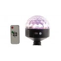 EFFETTO SPECIALE MAGIC BALL LE Sfera a LED con attacco E27, per effetti speciali luminosi.