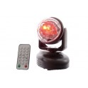 LED revolving disco ball indwith sound sensor   black housinglead cable: 1 5m LED colours: 2x red 2x green 2x blue with SD a