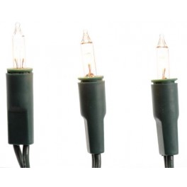 CATENA 35 MINI LED B.CALDO CLASSIC 5,2MT CAVO VERDE*** IP20 -USO INTERNO-