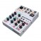 MIXER COMPATTO 3 CANALI ALIM USB Mixer professionale compatto a 3 canaliMixer super compatto a 3 canali con delay integrato e co