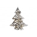 LED twisted tree w snow in borattan with snowbattery holder - bulb: 1mexcl.: 3x AA batteries - 6h timerworking hours: approx