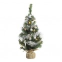 ALBERO DI NATALE 20 LUCI 60CM DEC.ARGENT