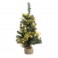 ALBERO DI NATALE 20 LUCI H.60CM VERDE/ORO DA INTERNO