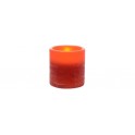 CANDELA LED ROSSO A BATTERIA H 7,5CM