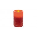 CANDELA LED ROSSO A BATTERIA H 12,5CM