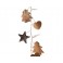 LED birch bark garland indoor3designs: star-tree-heart on 1 stringtransp cable - IP20 trafolead cable - 3mdistance between l