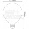 LAMP.GLOBO LED 21W 230V E27 30