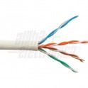 Cavo U/UTP CAT6 CU PVC 305m rigido bianc Cavo Cat.6 - U/UTP - conduttore rigido - Rame puro - Bianco eca
