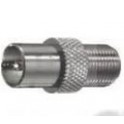 ADATTATORE PRESA  F / SPINA  COAX TV