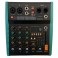 MIXER COMPATTO 4 CANALI CON MULTIEFFETTI Mixer compatto con lettore mp3 integrato, connettività bluetooth e scheda audio
