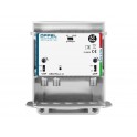 FPE30/40 V-U Centralino larga banda per esterno 2 ingressi  30 o 40 dB  2 reg.  uscita 126 dBµV, elevata potenza di uscita