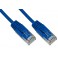 CAVO RETE CAT. 6 NON SCHERMATO BLU 5MT CAVO RETE CATEGORIA 6 NON SCHERMATO UTP COLORE BLU HALOGENFREE MT 5 SLIM
