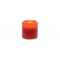 CANDELA LED ROSSO A BATTERIA H 7,5CM