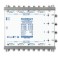Multiswitch passante 9 cavi 4 derivate completo di alimentatore  ibrido dcss legacy