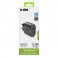 Caricabatterie da viaggio 100/250V 2100 mAh fast charge, 2 USB, colore nero