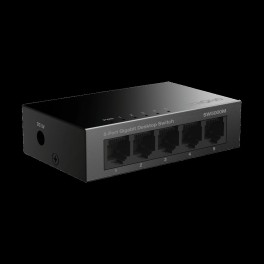 SWITCH 5 PORTE GIGABIT METALLICO STRONG NERO