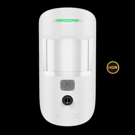 Ajax MotionCam HDR (PhOD) Jeweller (8EU) ASP whiteRilevatore di movimento PIR wireless con possibilità foto-verifica esterna  AJ
