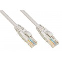 CAVO RETE CAT.6 UTP 0,5MT GRIGIO CAVO RETE CATEGORIA 6 NON SCHERMATO UTP COLORE GRIGIO HALOGENFREE