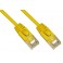 CAVO RETE CAT. 6 UTP GIALLO  3MT CAVO RETE CATEGORIA 6 NON SCHERMATO UTP COLORE GIALLO  HALOGENFREE MT 3 SLIM