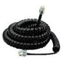 CAVO TELEFONICO  SPIRALATO  RJ9 4X4 2,2m Cavetto telefonico spiralato spina 4p4c / spina 4p4c