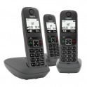 AS490 TRIO BLACK SIEMENS CORDLESS DECT GIGASET