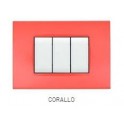 PLACCA TECNOPOL. ART 8004-15 4P CORALLO