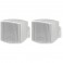 COPPIA MINI ALTOPARLANTI 100V 6W O 8 OHM COPPIA MINI ALTOPARLANTI 100V 6W O 8OHM20WMAX BIANCO