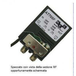 AMPLIFICATORE DI LINEA VHF-UHF 12dB/115 AMPLIFICATORE DI LINEA VHF-UHF 12dB/115dBuV TELEALIMINTAZIONE