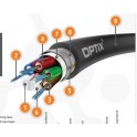 CAVO OPTIX ZKS-XOTKtsFf 2.5KN 12J 652D 2T6F FIBRA 12 FIBRE DA  ESTERNO  MONOMODALE