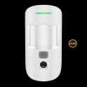 Ajax MotionCam HDR (PhOD) Jeweller (8EU) ASP whiteRilevatore di movimento PIR wireless con possibilità foto-verifica esterna  AJ